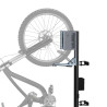 Supporto per bicicletta verticale EasyLift girevole con assistenza al sollevamento e supporto per caricabatterie per E-bike