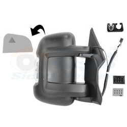 RETROVISEUR ELECTRIQUE COMPLET GAUCHE Bras court-Chauffant 8cm Surveillance angle mort Avec antenne 