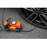 Pump'in TWIN - Mini-compresseur 12V bi-moteur avec accessoires. Alimentation 12V allume-cigare.