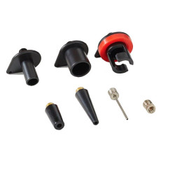 Pump'in TWIN - Mini-compresseur 12V bi-moteur avec accessoires. Alimentation 12V allume-cigare.