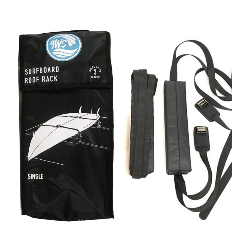 2 barras de techo blandas para surf o paddle