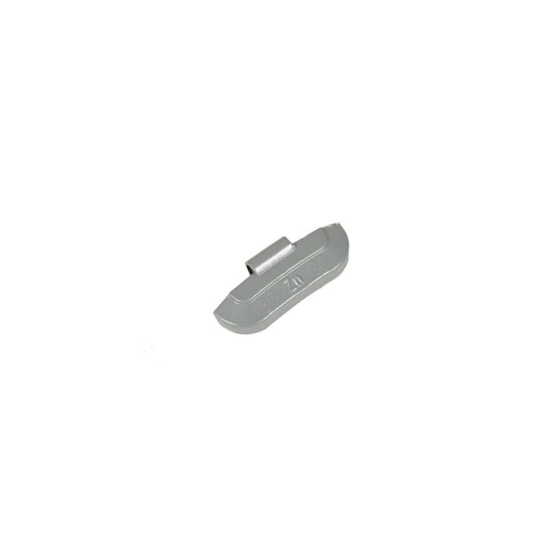Masse Zinc clip roue acier 30 g