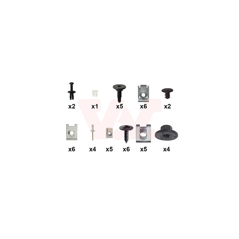 Kit montage pare-choc avant