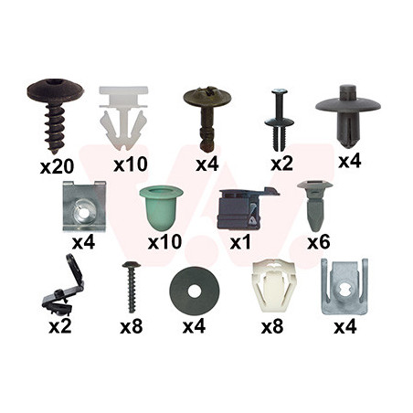 Kit montage pare-choc avant