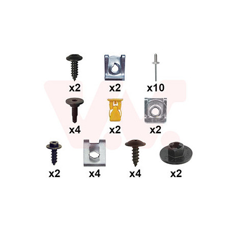 Kit montage pare-choc arrière