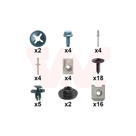 Kit montage pare-choc avant