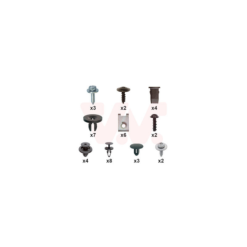 Kit montage pare-choc avant