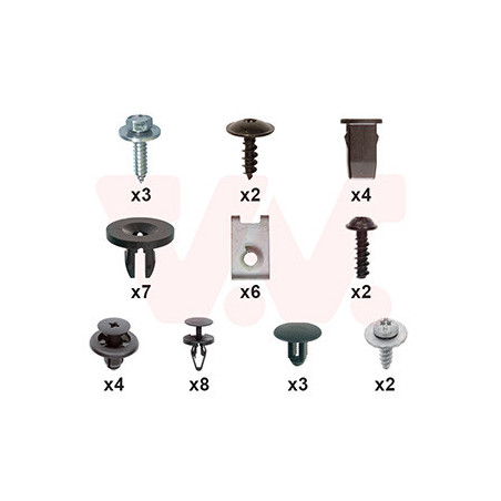 Kit montage pare-choc avant