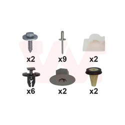 Kit montage pare-choc arrière