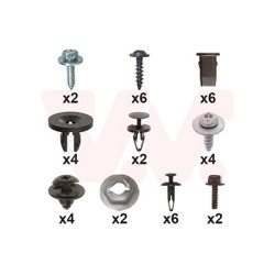 Kit montage pare-choc avant