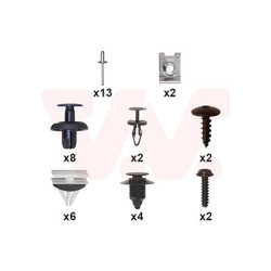 Kit montage pare-choc arrière