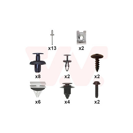 Kit montage pare-choc arrière