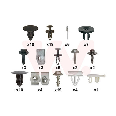 Kit montage pare-choc avant