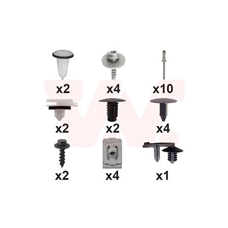 Kit montage pare-choc arrière