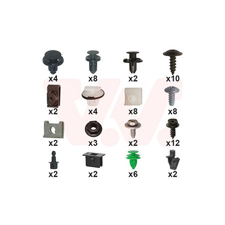 Kit montage pare-choc avant 17 