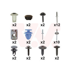 Kit montage pare-choc arrière