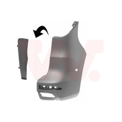 Pare-choc arrière droit pour véhicules avec hayon arrière primer pour véhicules avec assistant d angle mort