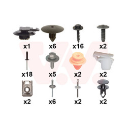 Kit montage pare-choc avant -23