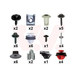 Kit montage pare-choc arrière