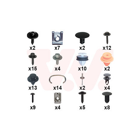 Kit montage pare-choc avant