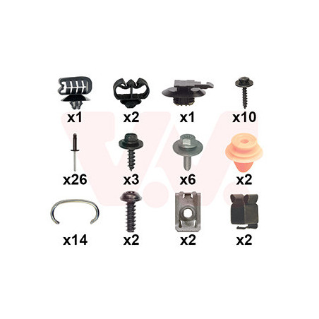 Kit montage pare-choc avant 19 