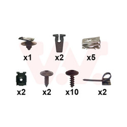 Kit montage pare-choc arrière