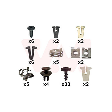 Kit montage pare-choc avant