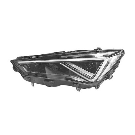 Phare double avant gauche led valeo avec lumière de contours (led) pour véhicule avec système d éclairage avant adaptatif