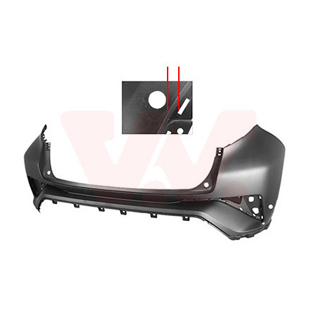 Pare-choc arrière 19   2 trous pour parkassist