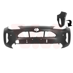 Pare-choc avant active trend lounge  2 trous pour parkcontrol  2 trous pour assistant d angle mort sans trous pour moulure