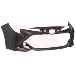 Pare-choc avant 23  sans trous pour parkcontrol