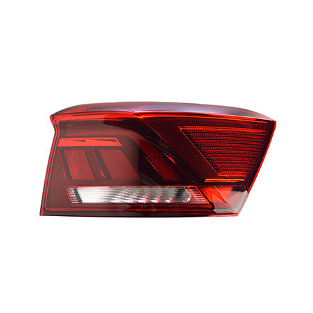 Feu arrière droit led partie extérieure foncé