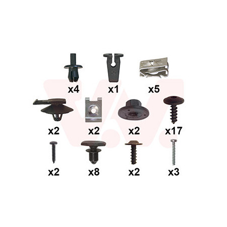 Kit montage pare-choc avant