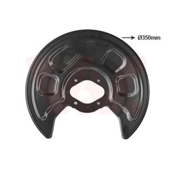 Protection disque frein arrière gauche ou droit pour diamètre du disque de frein [mm]  253 273 pas 4x4 (4motion)