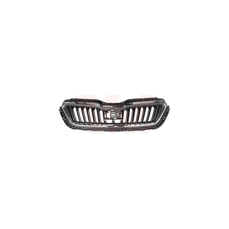 Grille calandre complete cadre  chrome