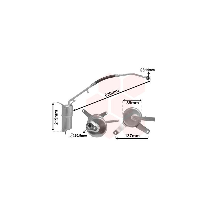 Bouteille déshydratante