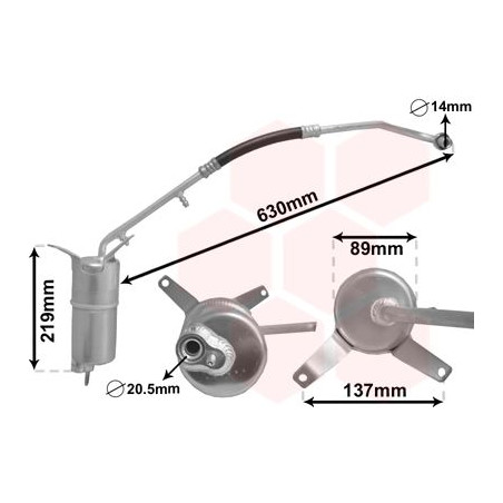 Bouteille déshydratante
