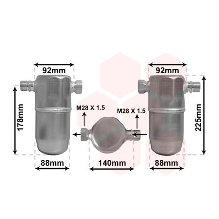 Bouteille déshydratante