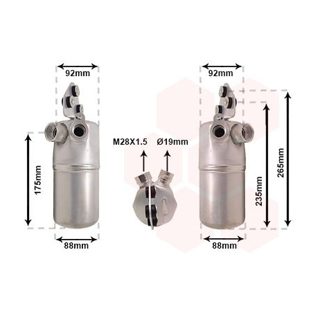 Bouteille déshydratante