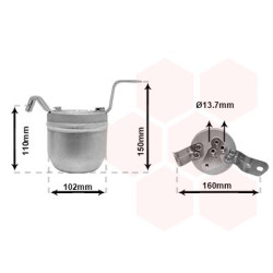 Bouteille déshydratante