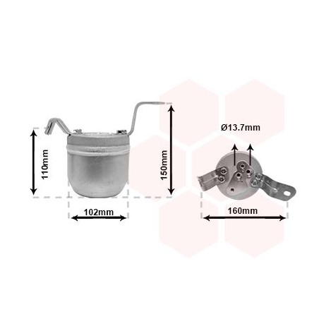 Bouteille déshydratante