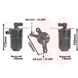 Bouteille déshydratante