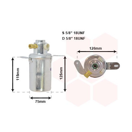 Bouteille déshydratante