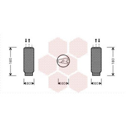 Bouteille déshydratante