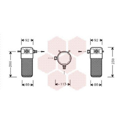Bouteille déshydratante