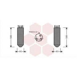 Bouteille déshydratante