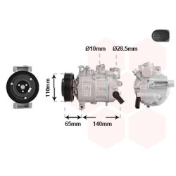 COMPRESSEUR AIRCO 2.0 TFSI Moteur  CYRB 