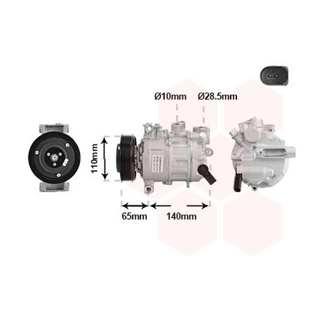 COMPRESSEUR AIRCO 2.0 TFSI Moteur  CYRB 