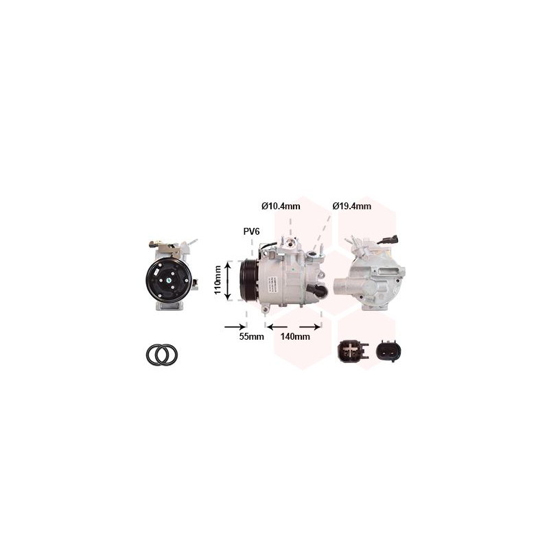 COMPRESSEUR AIRCO 1.5 TDCi - 1.6 TDCi R1234yf 