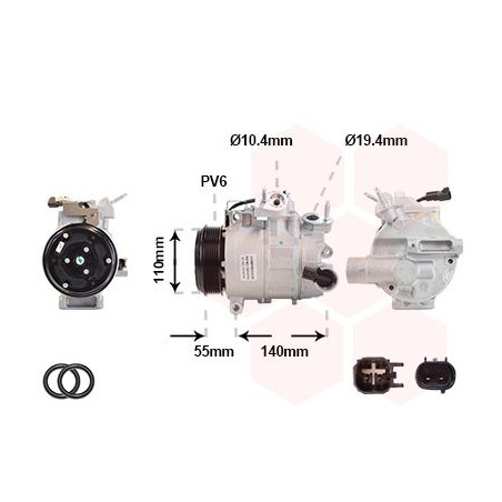 COMPRESSEUR AIRCO 1.5 TDCi - 1.6 TDCi R1234yf 